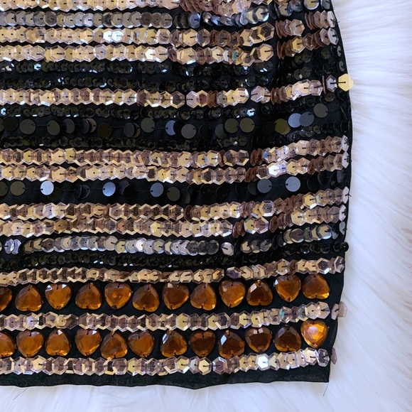 Romeo & Juliet Couture Embellished Mini Dress - Picture 4 of 5